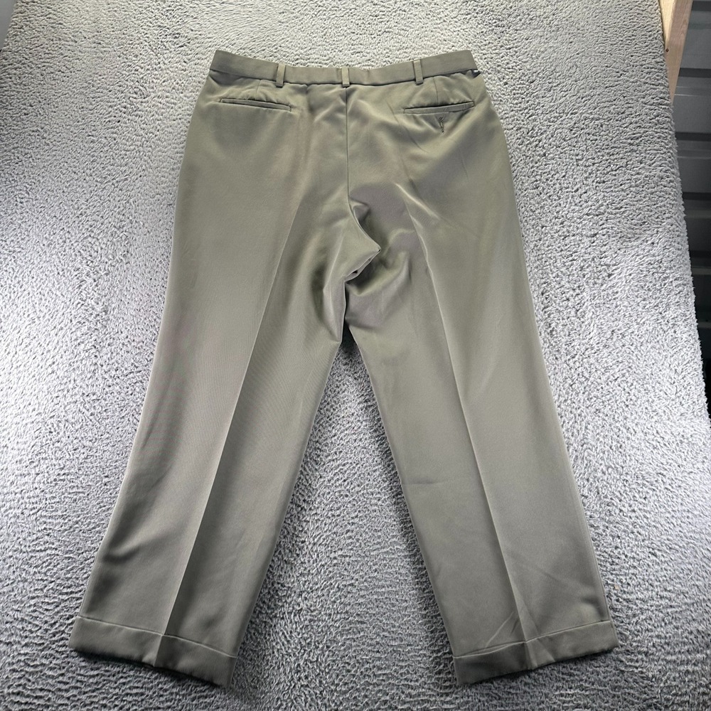 Dockers Pant Mens 38x30 Green Polyester Khakis Straight Leg Performance Golf - Picture 4 of 9